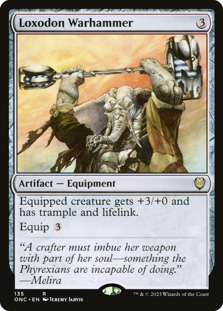 Loxodon Warhammer [Phyrexia: All Will Be One Commander] | Pegasus Games WI