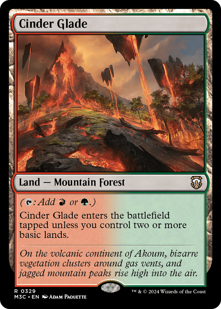 Cinder Glade [Modern Horizons 3 Commander] | Pegasus Games WI