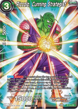 Piccolo, Cunning Strategist (Power Booster) (P-114) [Promotion Cards] | Pegasus Games WI