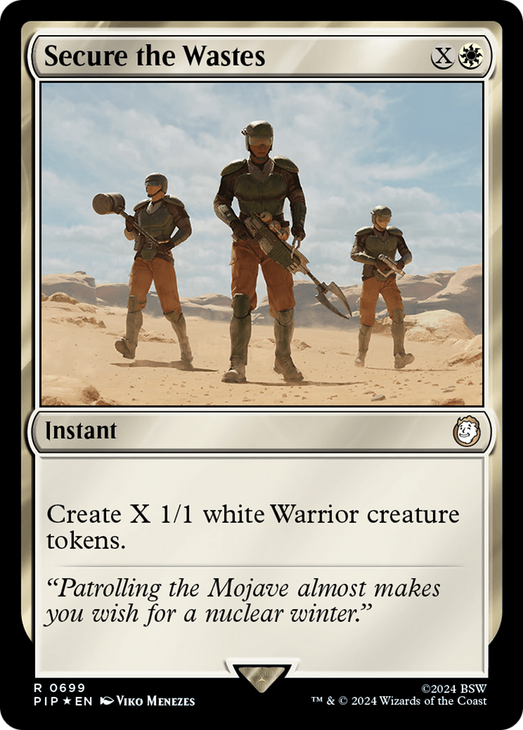 Secure the Wastes (Surge Foil) [Fallout] | Pegasus Games WI