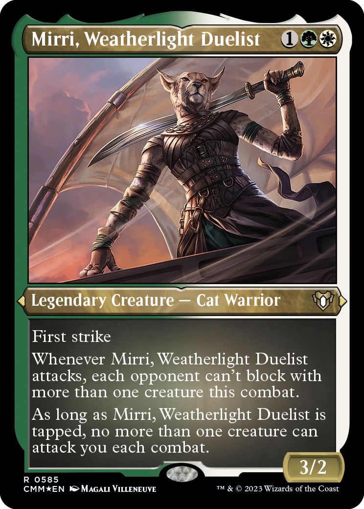 Mirri, Weatherlight Duelist (Foil Etched) [Commander Masters] | Pegasus Games WI