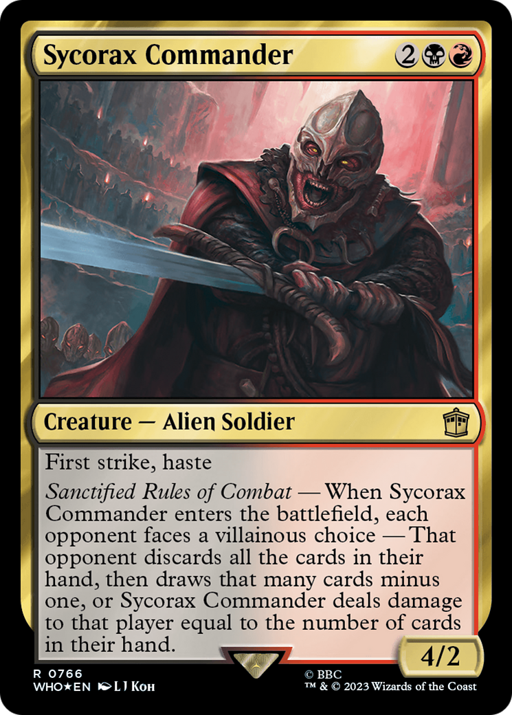 Sycorax Commander (Surge Foil) [Doctor Who] | Pegasus Games WI
