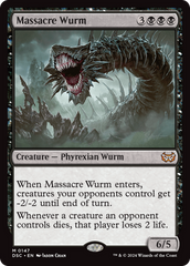 Massacre Wurm [Duskmourn: House of Horror Commander] | Pegasus Games WI