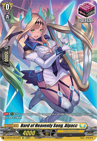 Bard of Heavenly Song, Alpacc (D-BT02/SP29EN) [A Brush with the Legends] | Pegasus Games WI