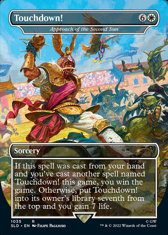 Touchdown! - Approach of the Second Sun (Borderless) [Secret Lair Drop Series] | Pegasus Games WI