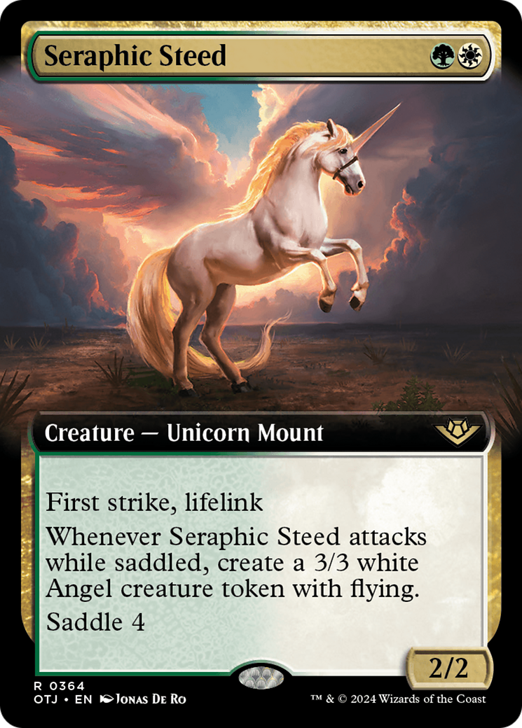 Seraphic Steed (Extended Art) [Outlaws of Thunder Junction] | Pegasus Games WI