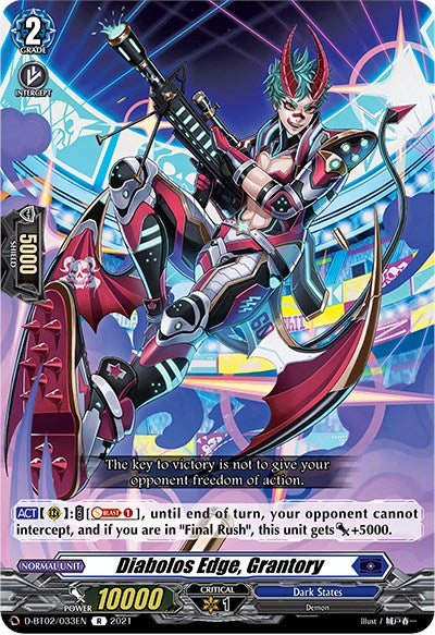 Diabolos Edge, Grantory (D-BT02/033EN) [A Brush with the Legends] | Pegasus Games WI