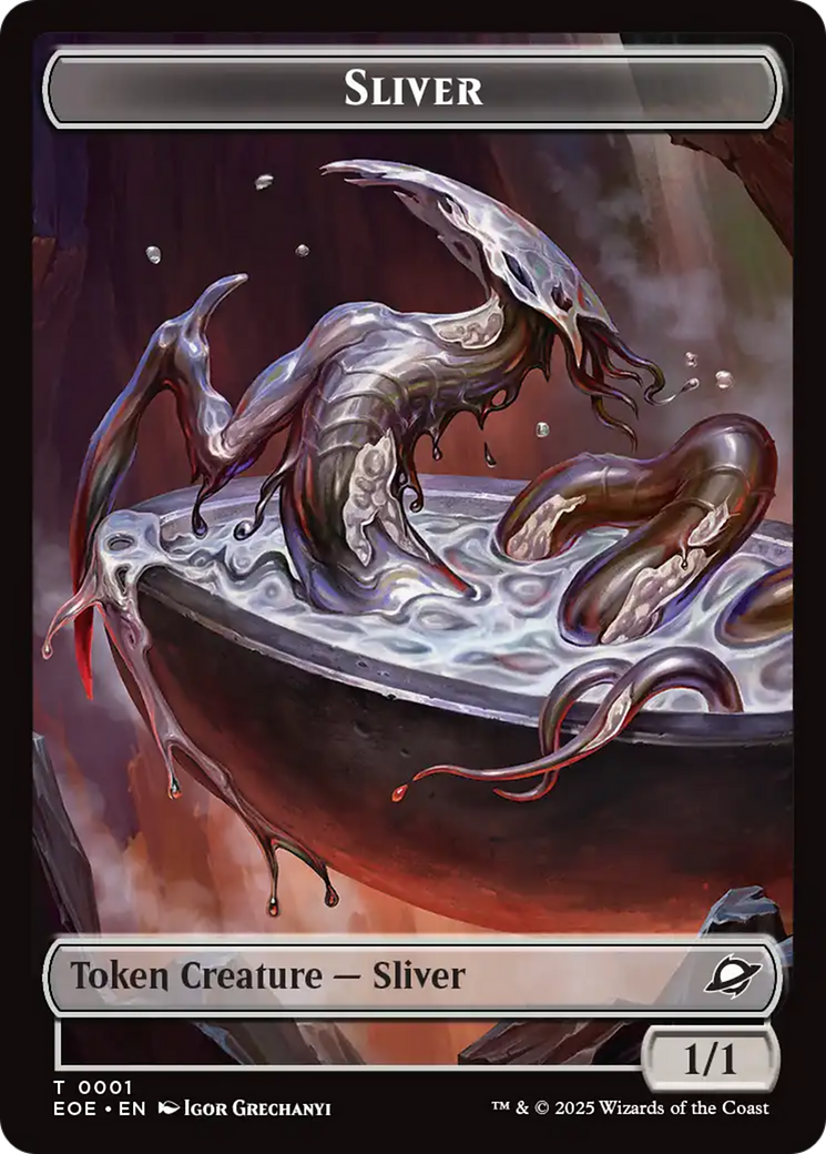 Robot // Sliver Double-Sided Token [Edge of Eternities Tokens] | Pegasus Games WI
