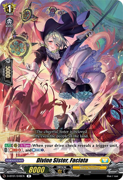 Divine Sister, Faciata (D-BT01/048EN) [Genesis of the Five Greats] | Pegasus Games WI