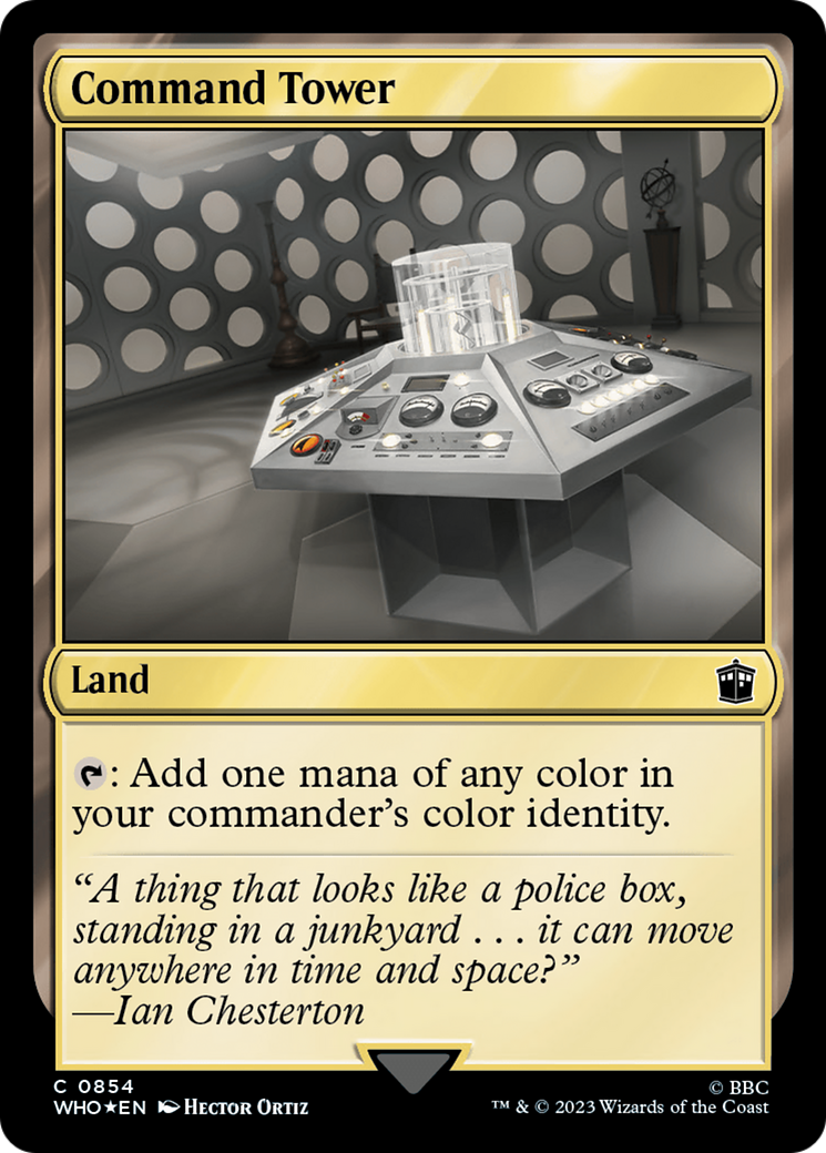 Command Tower (0854) (Surge Foil) [Doctor Who] | Pegasus Games WI