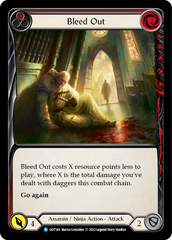 Bleed Out (Red) [OUT145] (Outsiders)  Rainbow Foil | Pegasus Games WI