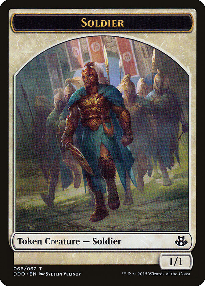 Soldier Token [Duel Decks: Elspeth vs. Kiora] | Pegasus Games WI