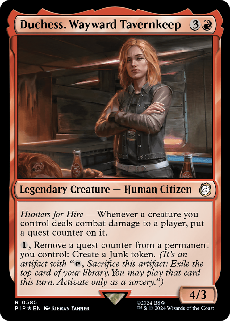 Duchess, Wayward Tavernkeep (Surge Foil) [Fallout] | Pegasus Games WI