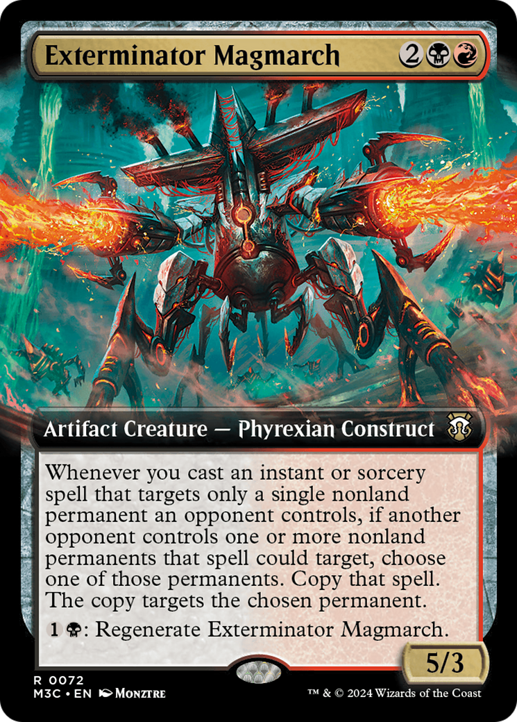 Exterminator Magmarch (Extended Art) [Modern Horizons 3 Commander] | Pegasus Games WI