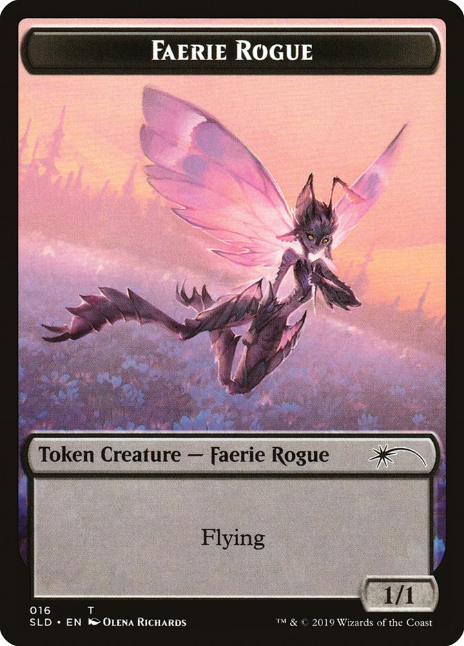 Faerie Rogue Token (016) [Secret Lair Drop Series] | Pegasus Games WI