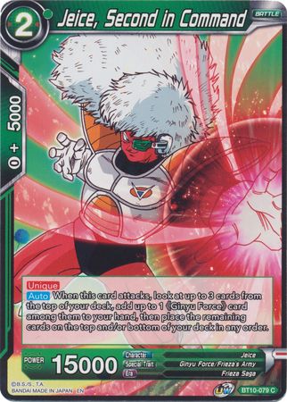 Jeice, Second in Command (BT10-079) [Rise of the Unison Warrior 2nd Edition] | Pegasus Games WI