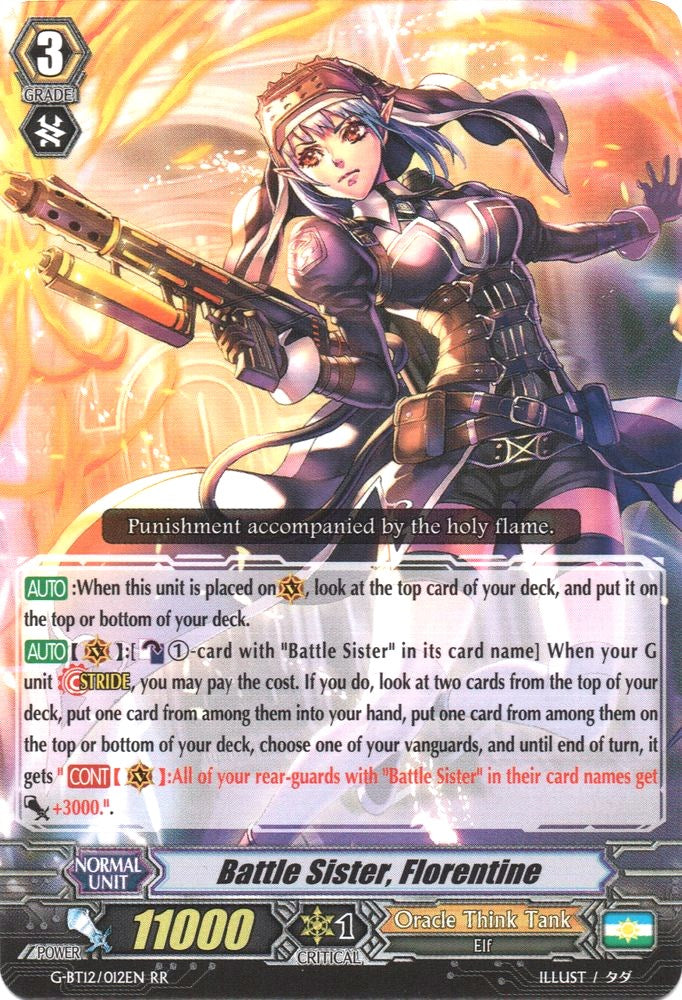 Battle Sister, Florentine (G-BT12/012EN) [Dragon King's Awakening] | Pegasus Games WI