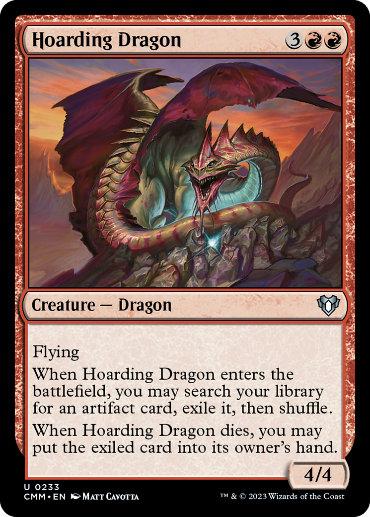 Hoarding Dragon [Commander Masters] | Pegasus Games WI