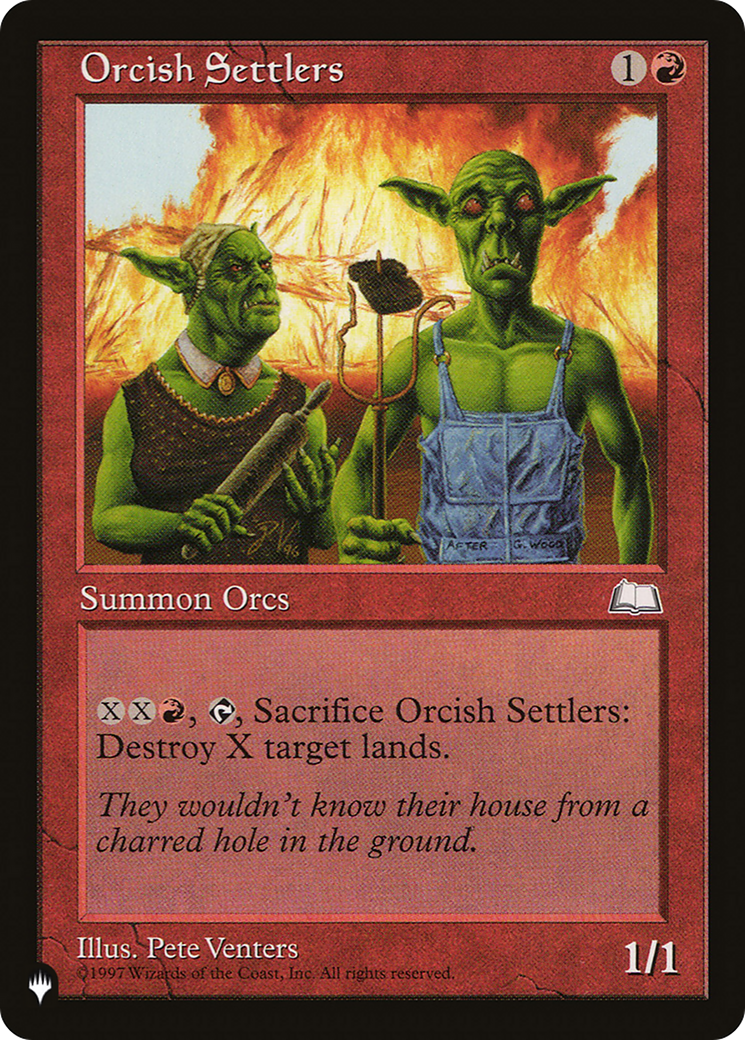 Orcish Settlers [The List Reprints] | Pegasus Games WI