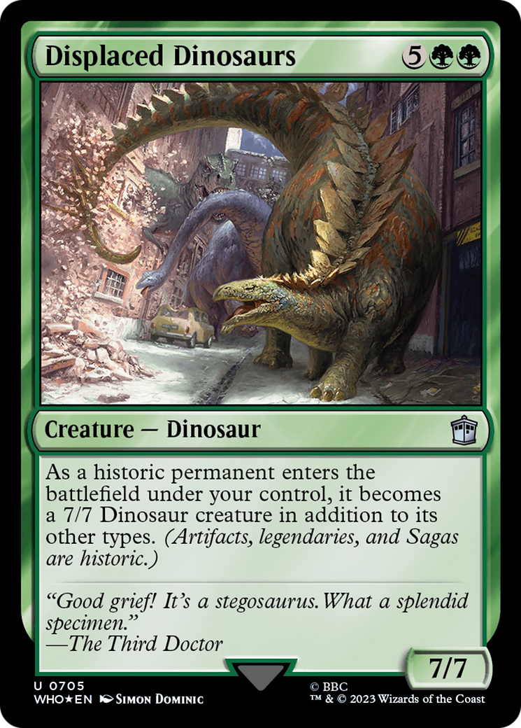 Displaced Dinosaurs (Surge Foil) [Doctor Who] | Pegasus Games WI