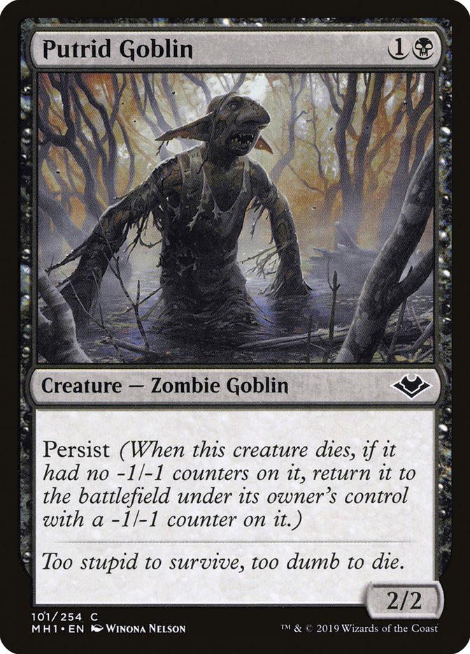 Putrid Goblin [Modern Horizons] | Pegasus Games WI