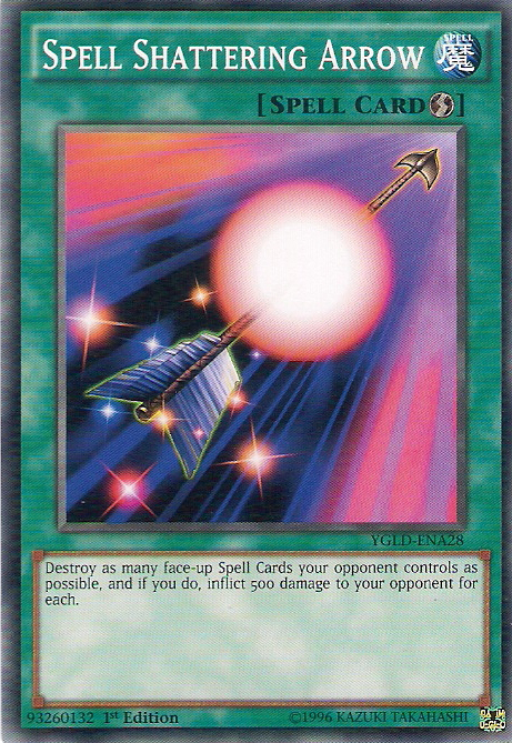 Spell Shattering Arrow [YGLD-ENA28] Common | Pegasus Games WI