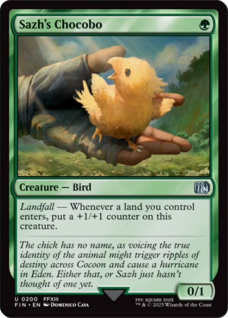 Sazh's Chocobo [FINAL FANTASY] | Pegasus Games WI