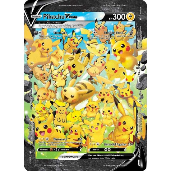 Pikachu V-UNION (Jumbo Card) [Sword & Shield: Black Star Promos] | Pegasus Games WI