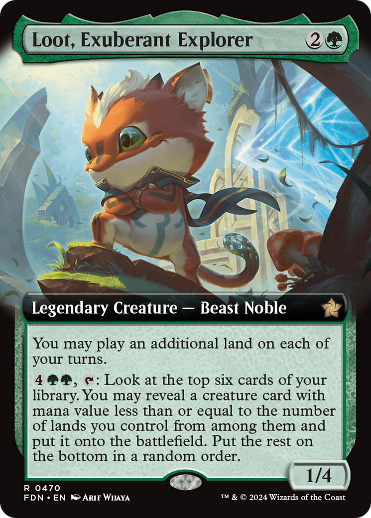 Loot, Exuberant Explorer (Extended Art) [Foundations] | Pegasus Games WI