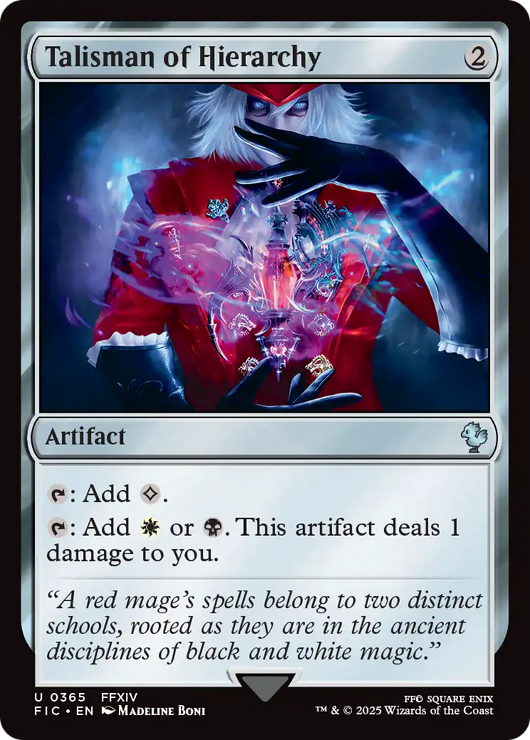 Talisman of Hierarchy [FINAL FANTASY Commander] | Pegasus Games WI