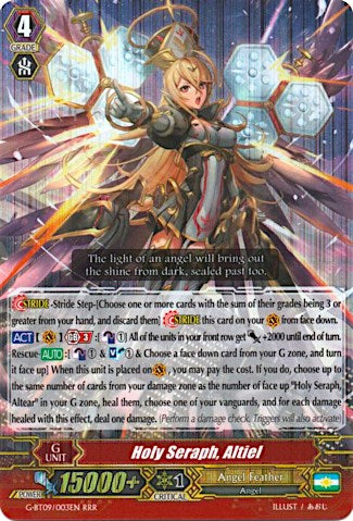 Holy Seraph, Altiel (G-BT09/003EN) [Divine Dragon Caper] | Pegasus Games WI