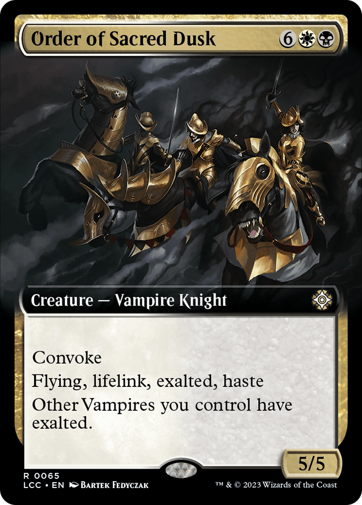 Order of Sacred Dusk (Extended Art) [The Lost Caverns of Ixalan Commander] | Pegasus Games WI