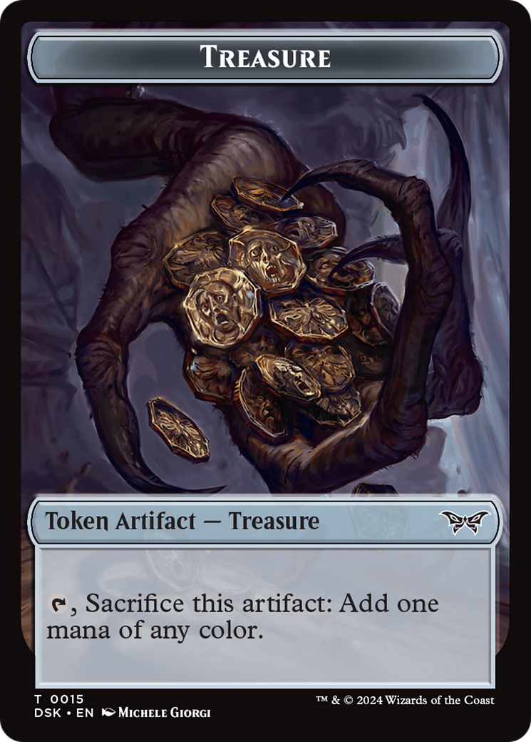 Treasure Token [Duskmourn: House of Horror Tokens] | Pegasus Games WI