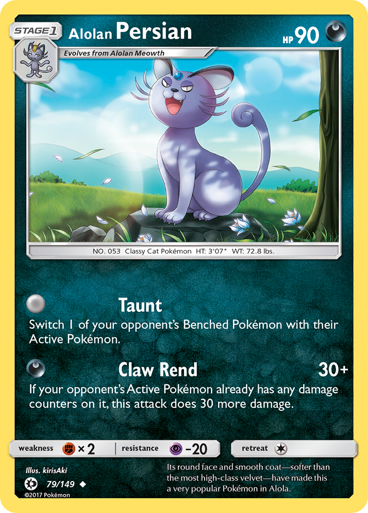 Alolan Persian (79/149) [Sun & Moon: Base Set] | Pegasus Games WI