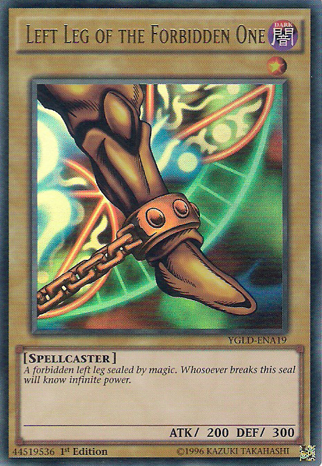 Left Leg of the Forbidden One [YGLD-ENA19] Ultra Rare | Pegasus Games WI