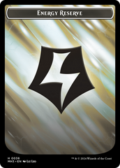 Insect // Energy Reserve Double-Sided Token [Modern Horizons 3 Tokens] | Pegasus Games WI