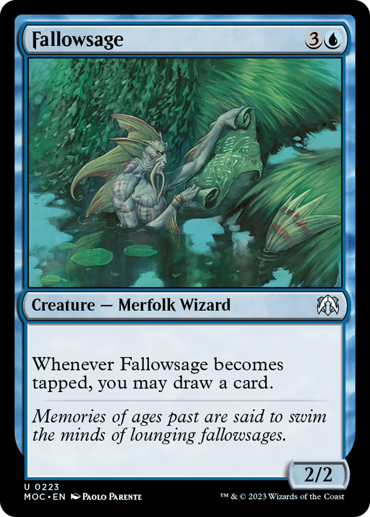 Fallowsage [March of the Machine Commander] | Pegasus Games WI