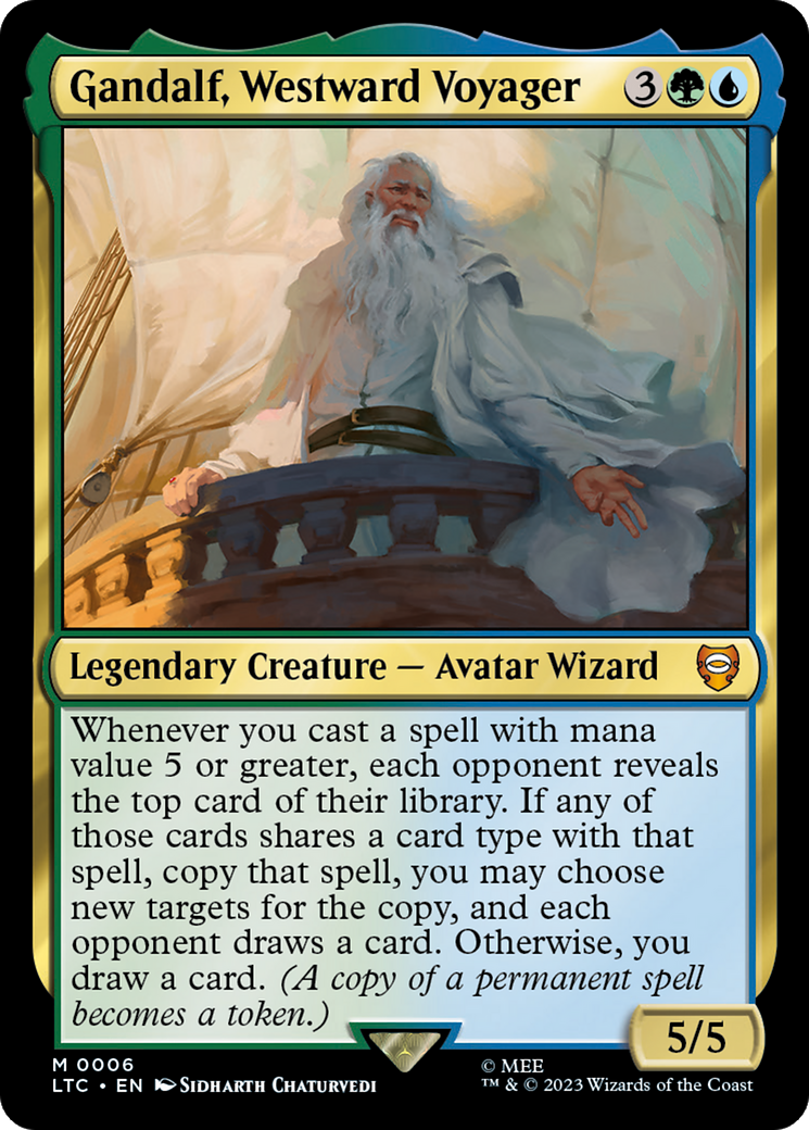 Gandalf, Westward Voyager [The Lord of the Rings: Tales of Middle-Earth Commander] | Pegasus Games WI