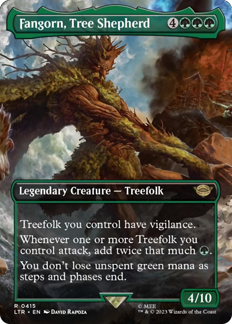 Fangorn, Tree Shepherd (Borderless Alternate Art) [The Lord of the Rings: Tales of Middle-Earth] | Pegasus Games WI