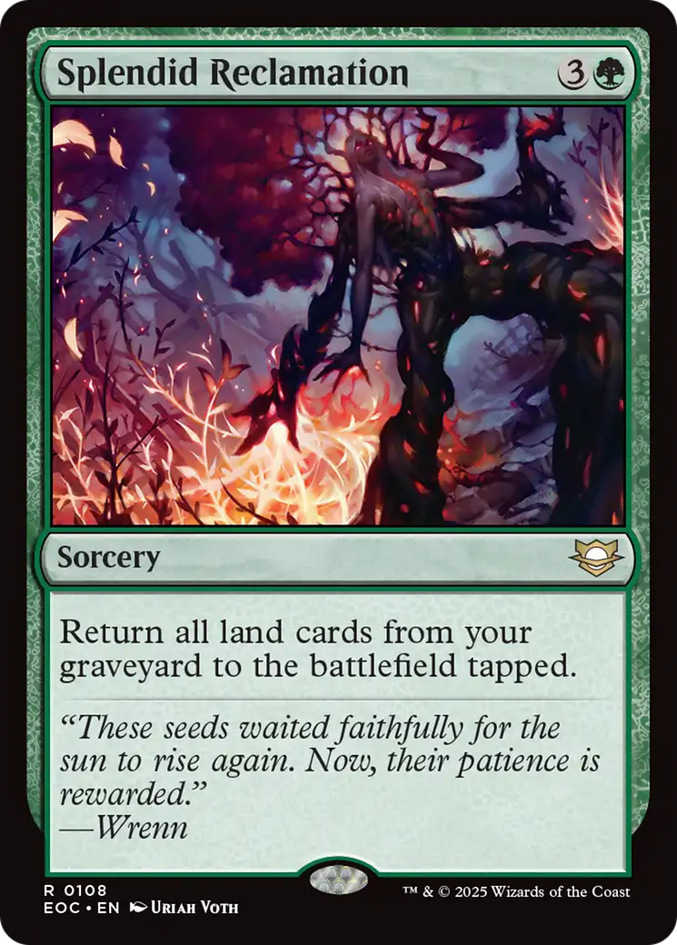 Splendid Reclamation [Edge of Eternities Commander] | Pegasus Games WI