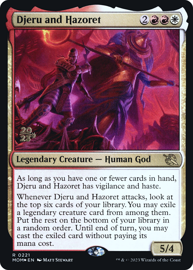 Djeru and Hazoret [March of the Machine Prerelease Promos] | Pegasus Games WI