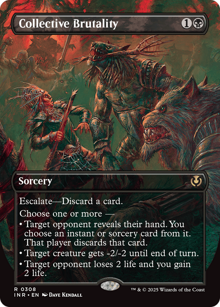 Collective Brutality (Borderless) [Innistrad Remastered] | Pegasus Games WI