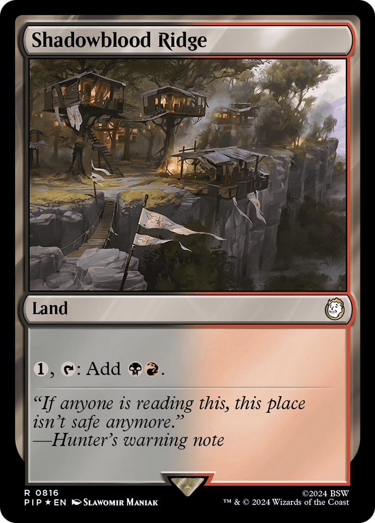 Shadowblood Ridge (Surge Foil) [Fallout] | Pegasus Games WI