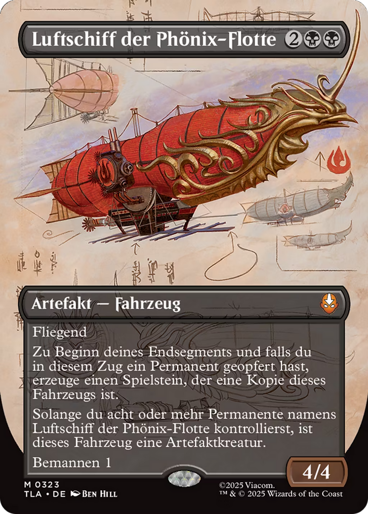 Phoenix Fleet Airship (Borderless) [Avatar: The Last Airbender] | Pegasus Games WI