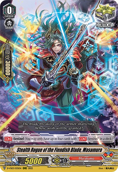 Stealth Rogue of the Fiendish Blade, Masamura (D-VS03/035EN) [V Clan Collection Vol.3] | Pegasus Games WI