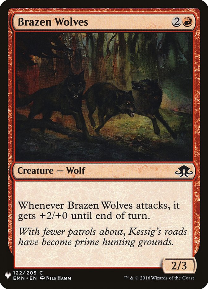 Brazen Wolves [Mystery Booster] | Pegasus Games WI