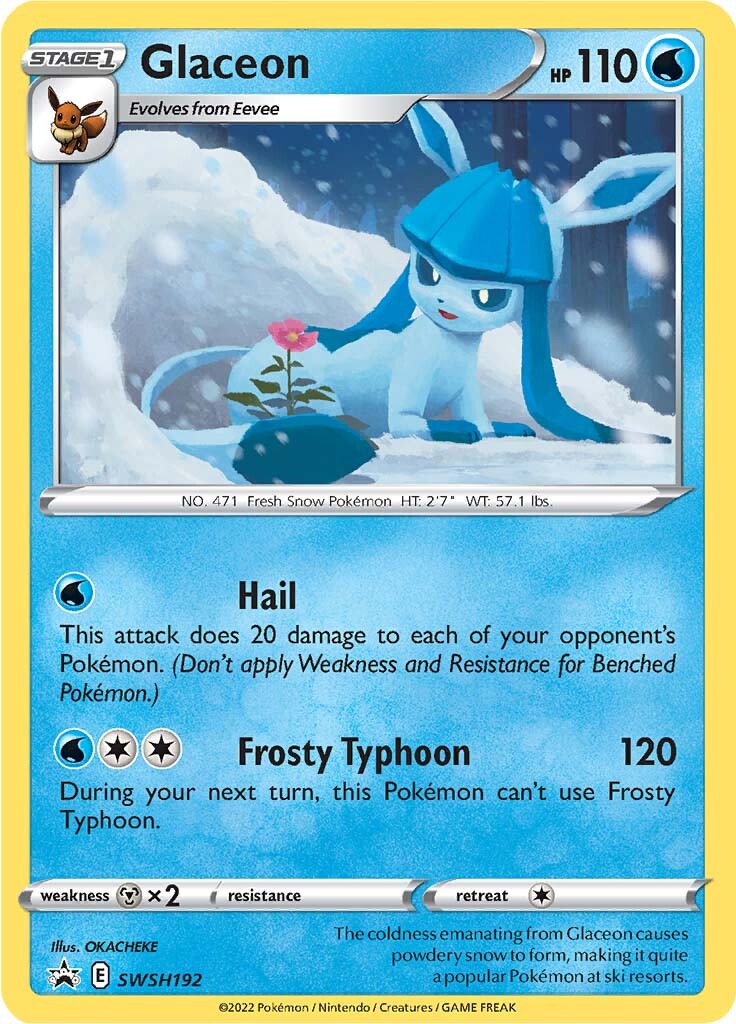 Glaceon (SWSH192) [Sword & Shield: Black Star Promos] | Pegasus Games WI