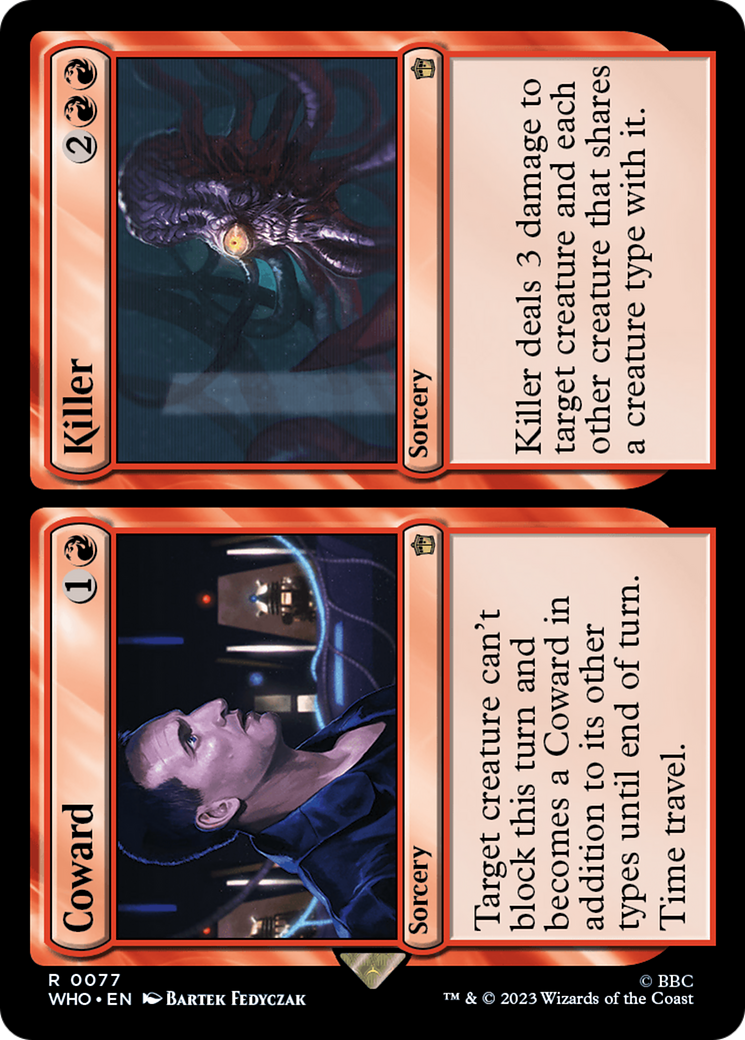 Coward // Killer [Doctor Who] | Pegasus Games WI