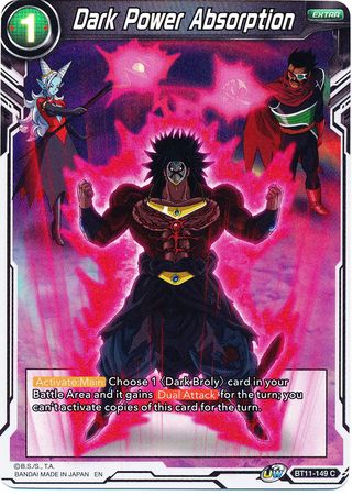 Dark Power Absorption (BT11-149) [Vermilion Bloodline 2nd Edition] | Pegasus Games WI