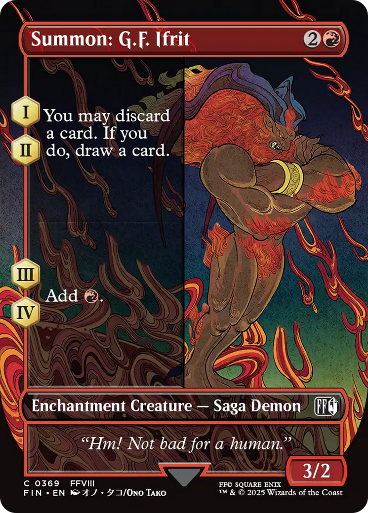 Summon: G.F. Ifrit (Borderless) [FINAL FANTASY] | Pegasus Games WI